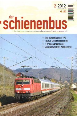 Titelbild der aktuellen Ausgabe des Magazins -der schienenbus-